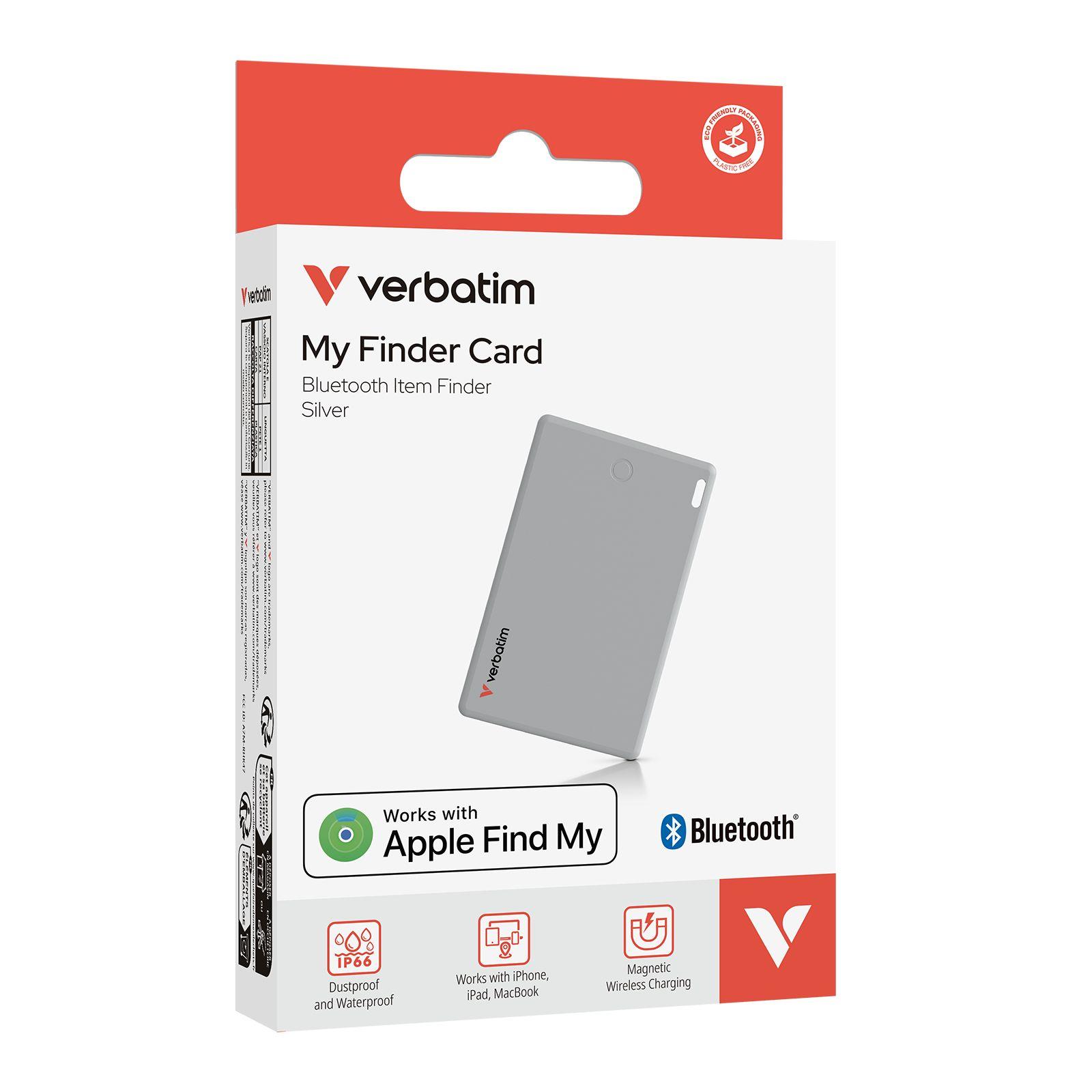 Localizador de Cartões VERBATIM My Finder Card Tracker (1440 h - iOS - Prateado), miniatura 4