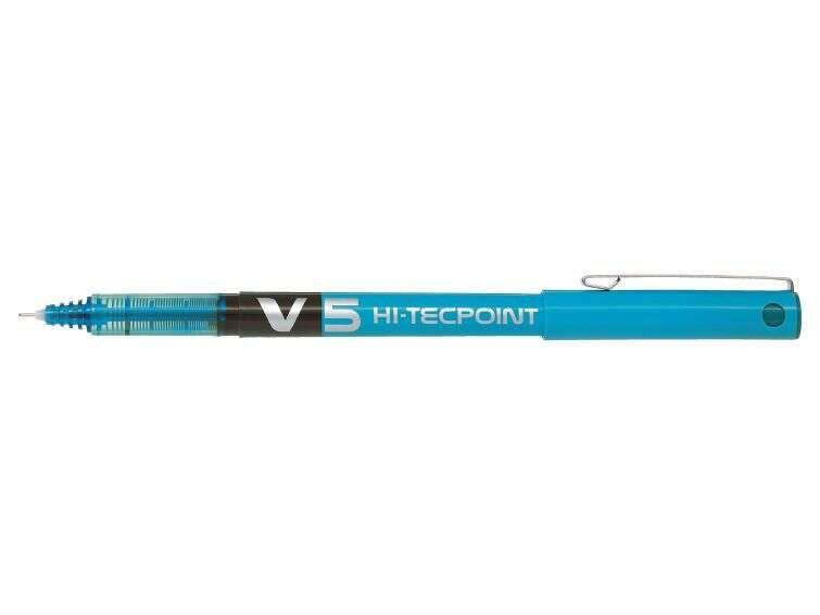Caneta Rollerball de Tinta Líquida PILOT V5 HI-Tecpoint (Azul)