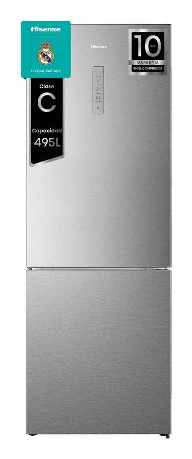 Frigorífico Combinado Independente HISENSE RB645N4BIC (495 L - 200x70,4x69,4 cm - 70 cm - Inox)