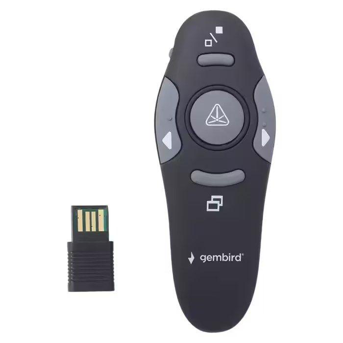 Apresentador Sem Fios GEMBIRD WP-L-11 (RF - USB - Preto) — miniatura 2