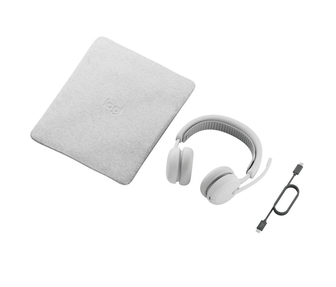 Headset LOGITECH Zone Wireless 2 ES (Binaural - Com fios e sem fios - Supra-aural - Branco), miniatura 6