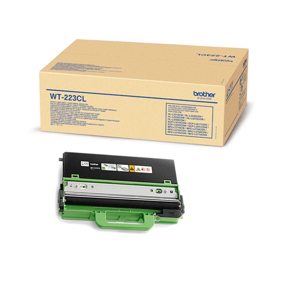 Recipiente de Toner Residual BROTHER WT-223CL (50 000 folhas - Preto e Verde), miniatura 2
