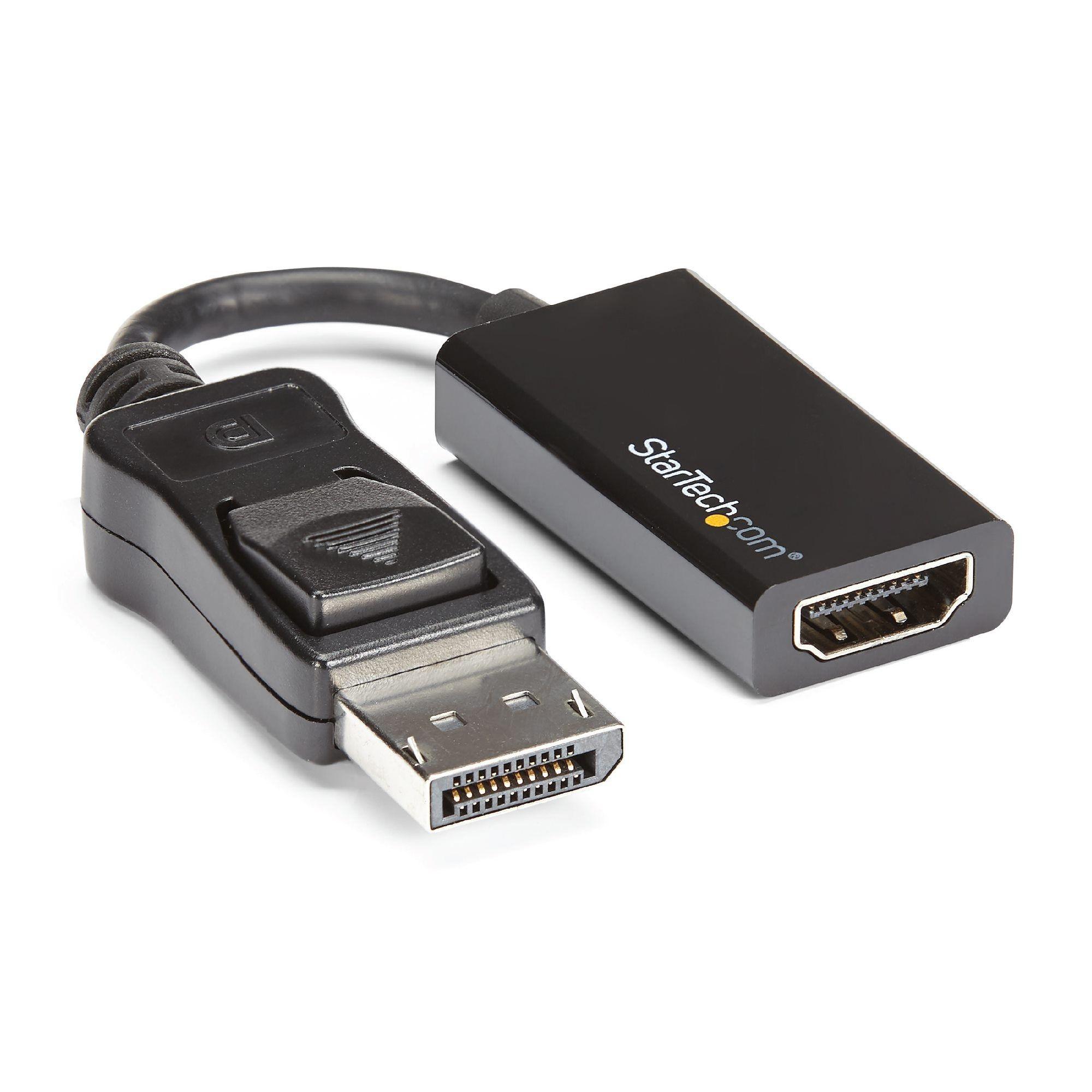 Adaptador DisplayPort para HDMI STARTECH.COM DP2HD4K60S (0,215 m - Preto)
