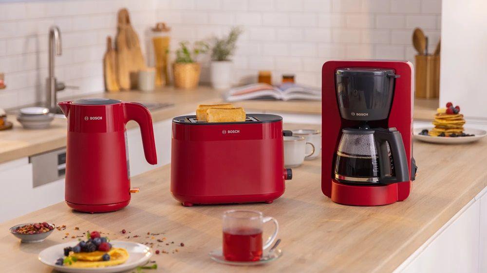 Torradeira BOSCH TAT2M124 MyMoment (950 W - 2 fatias - Plástico - Vermelho), miniatura 2