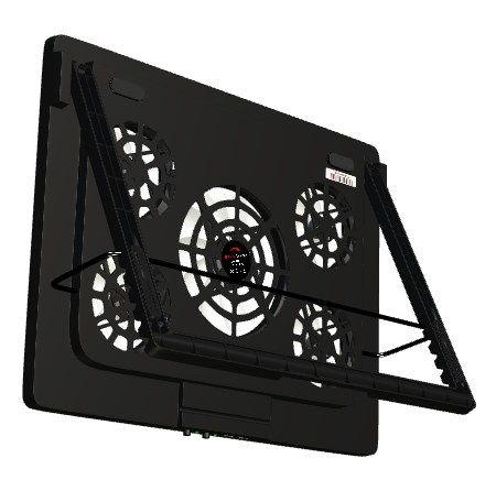 Base de Refrigeração MARS GAMING MNBC2 (5 Ventoinhas - Até 17,3" - Preto), miniatura 2