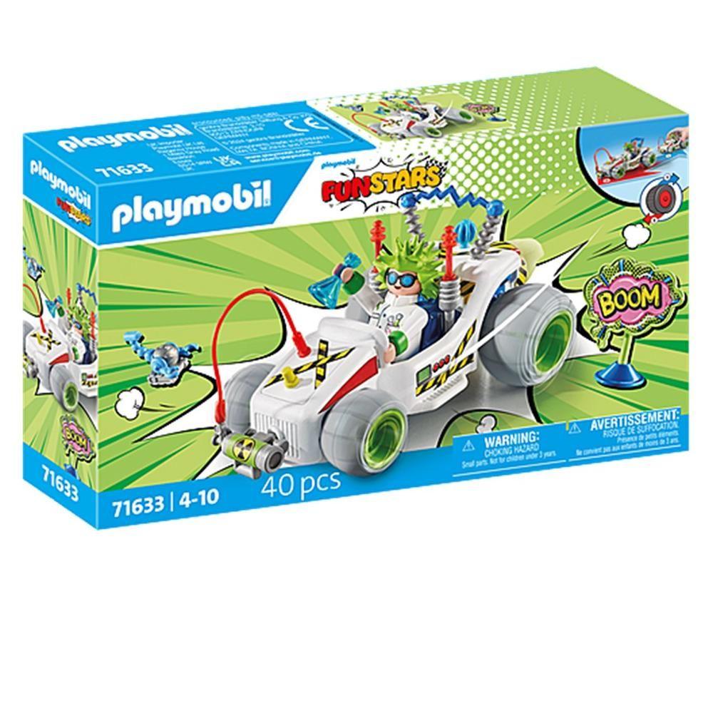 Conjunto de Kart de Corrida PLAYMOBIL Funstars Racing Professor 71633 (3 anos - Multicor)