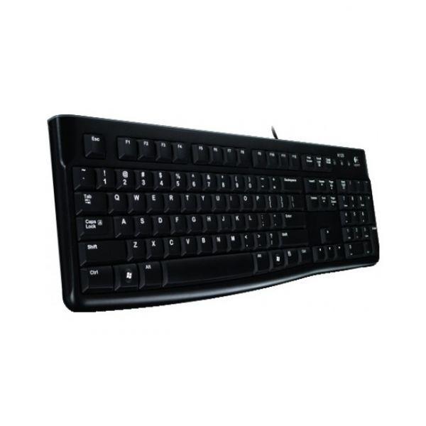 Teclado LOGITECH K120 (Estados Unidos - USB - Com fios - Preto), miniatura 3