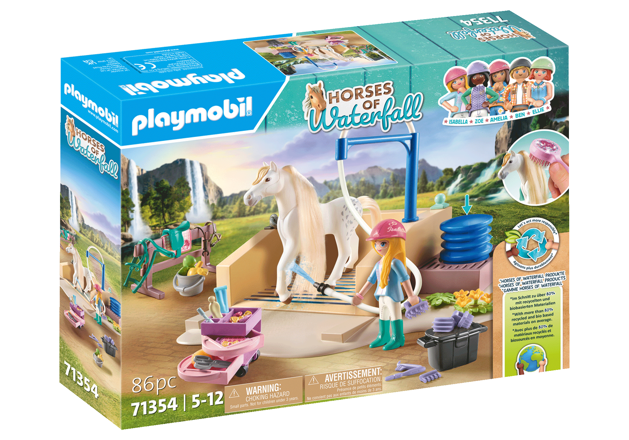 Conjunto de Brinquedo PLAYMOBIL Horses of Waterfall 71354 (Horses of Waterfall - A partir dos 5 anos), miniatura 2