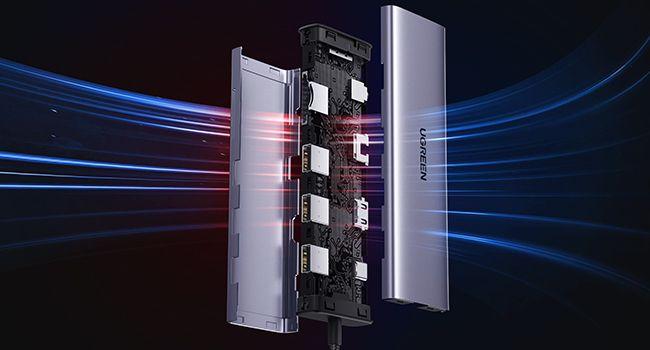 Hub USB-C UGREEN CM498 (Prateado) — miniatura 4