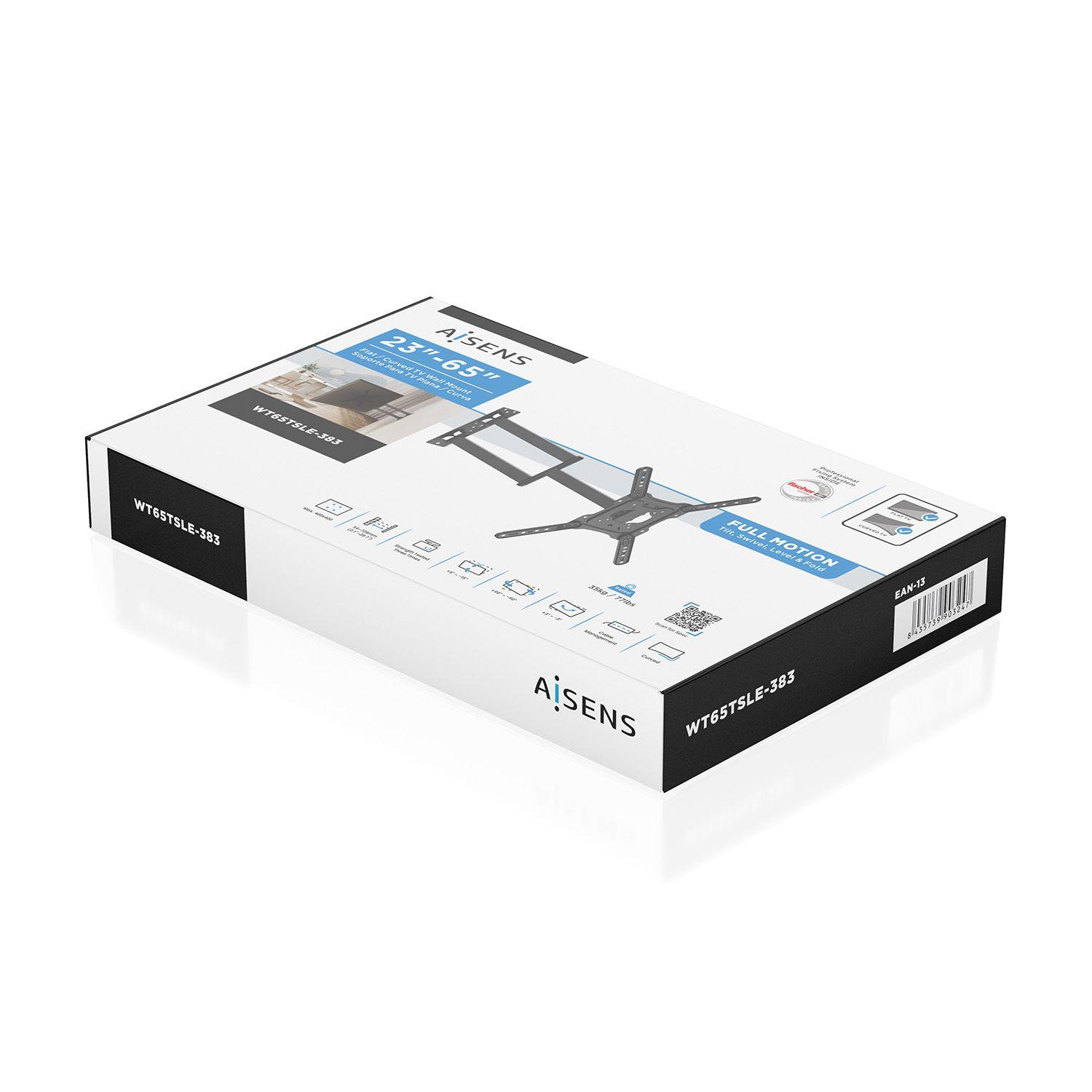 Suporte de Parede TV AISENS WT65TSLE-383 (23-65" - 35 kg - Preto), miniatura 6