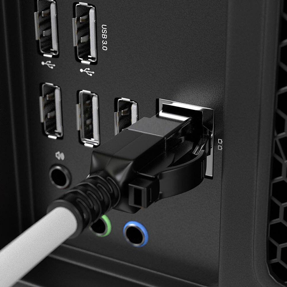 Cabo de Rede LINDY 47600 (0,3 m - Cat6A - RJ-45 macho - Cinzento), miniatura 2