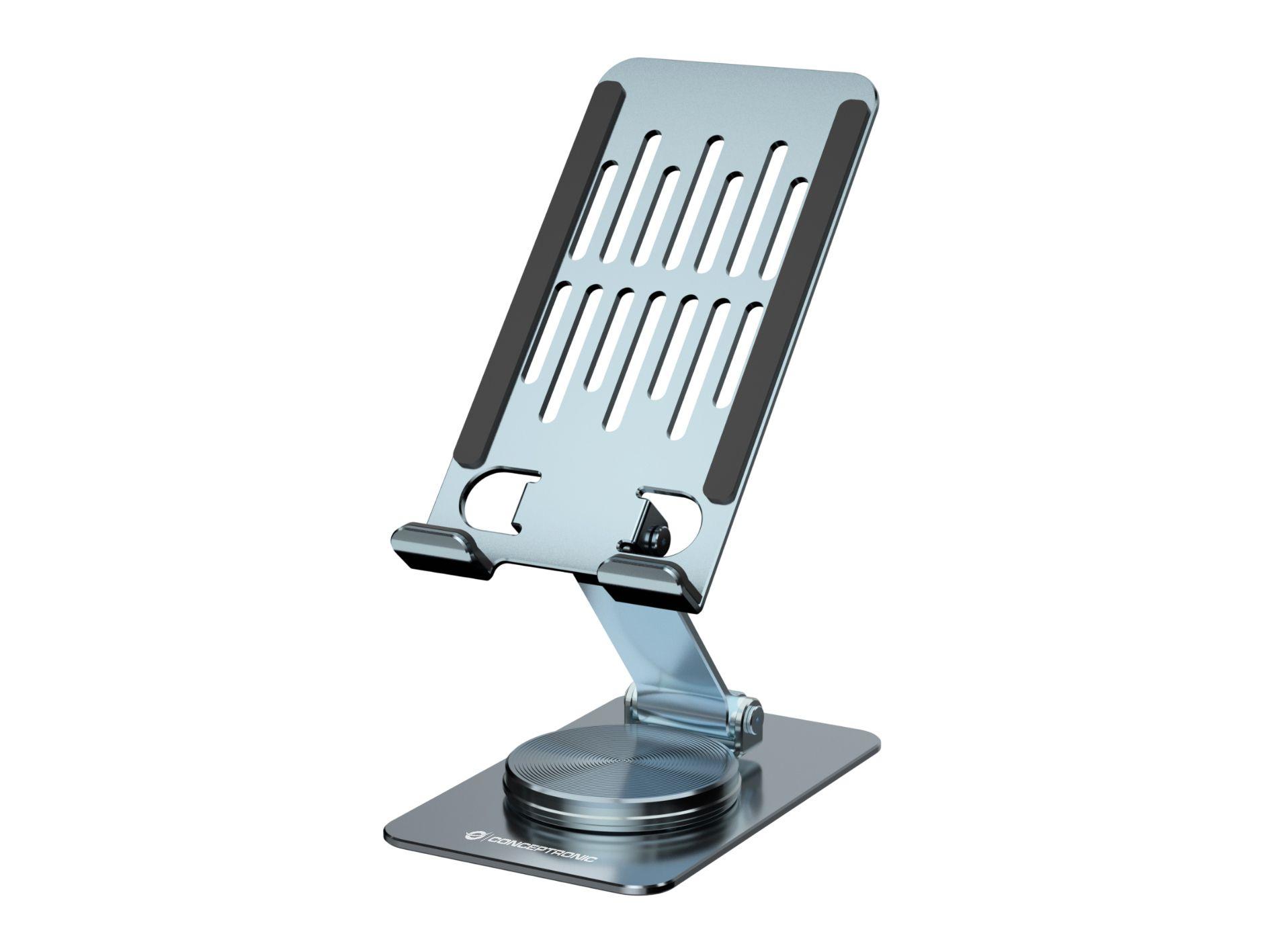 Suporte de Mesa para Smartphone CONCEPTRONIC THANA08G (Prateado)