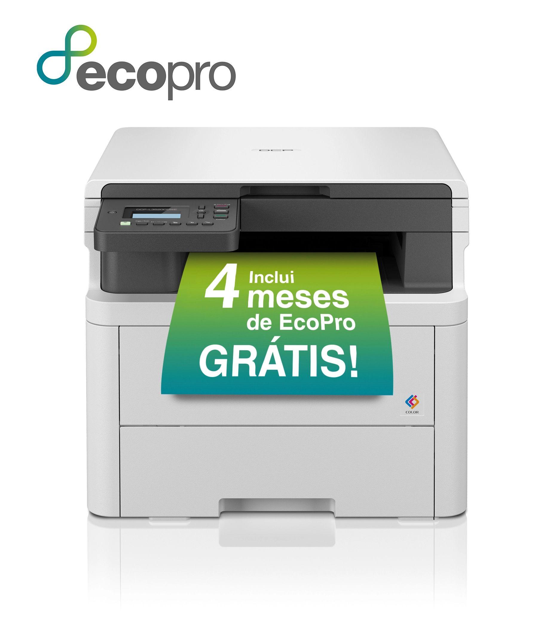 Impressora Multifuncional LED a Cores BROTHER DCP-L3520CDWE (A4 - Impressão a cores - 250 folhas - Branco), miniatura 4
