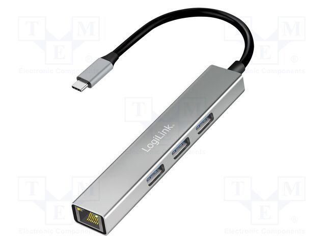 Hub USB LOGILINK UA0461 (USB Type-C), miniatura 2