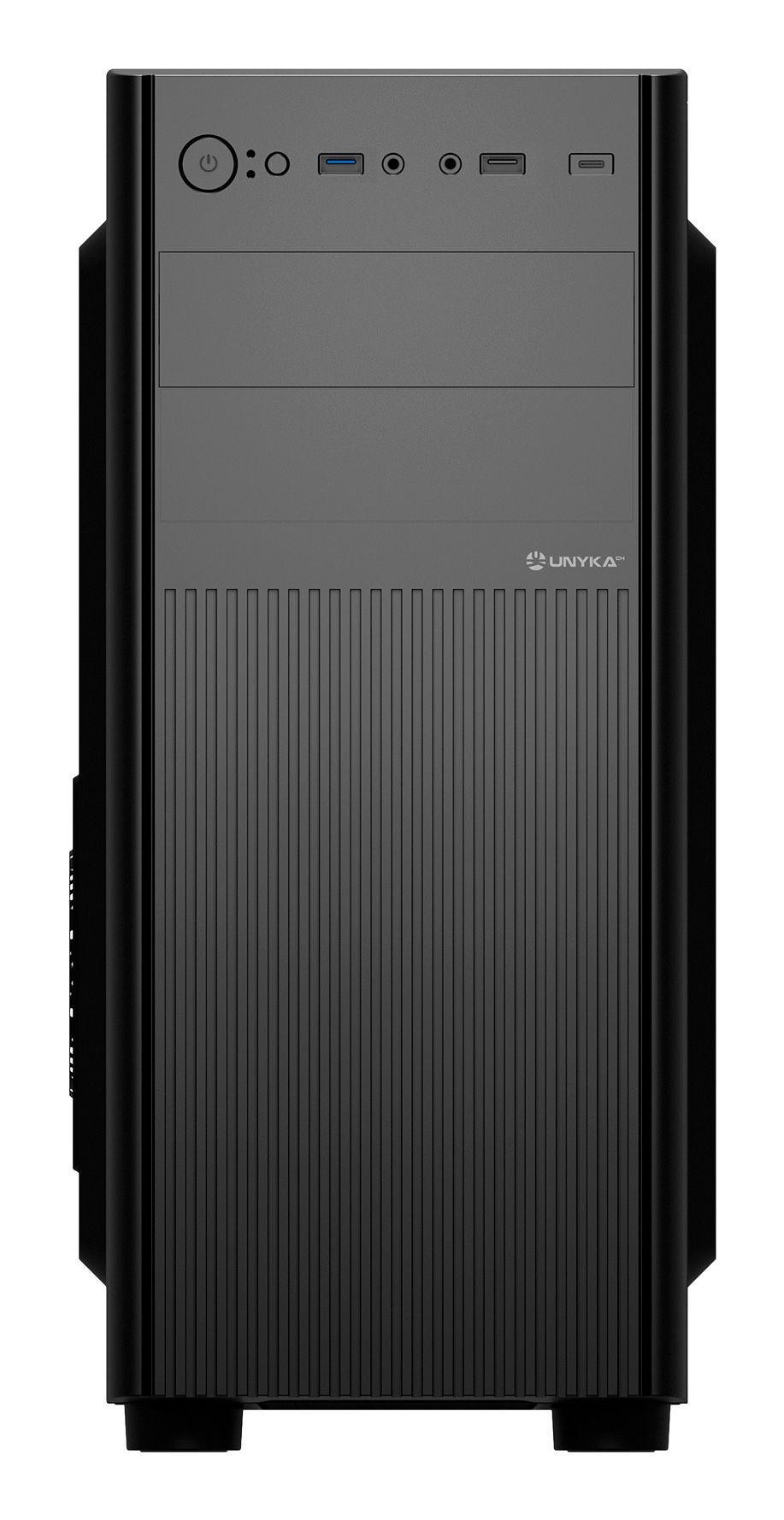 Caixa PC UNYKACH UK8026 (ATX, ITX, micro ATX - ATX, ITX, Micro-ATX - SGCC - Preto) — miniatura 2