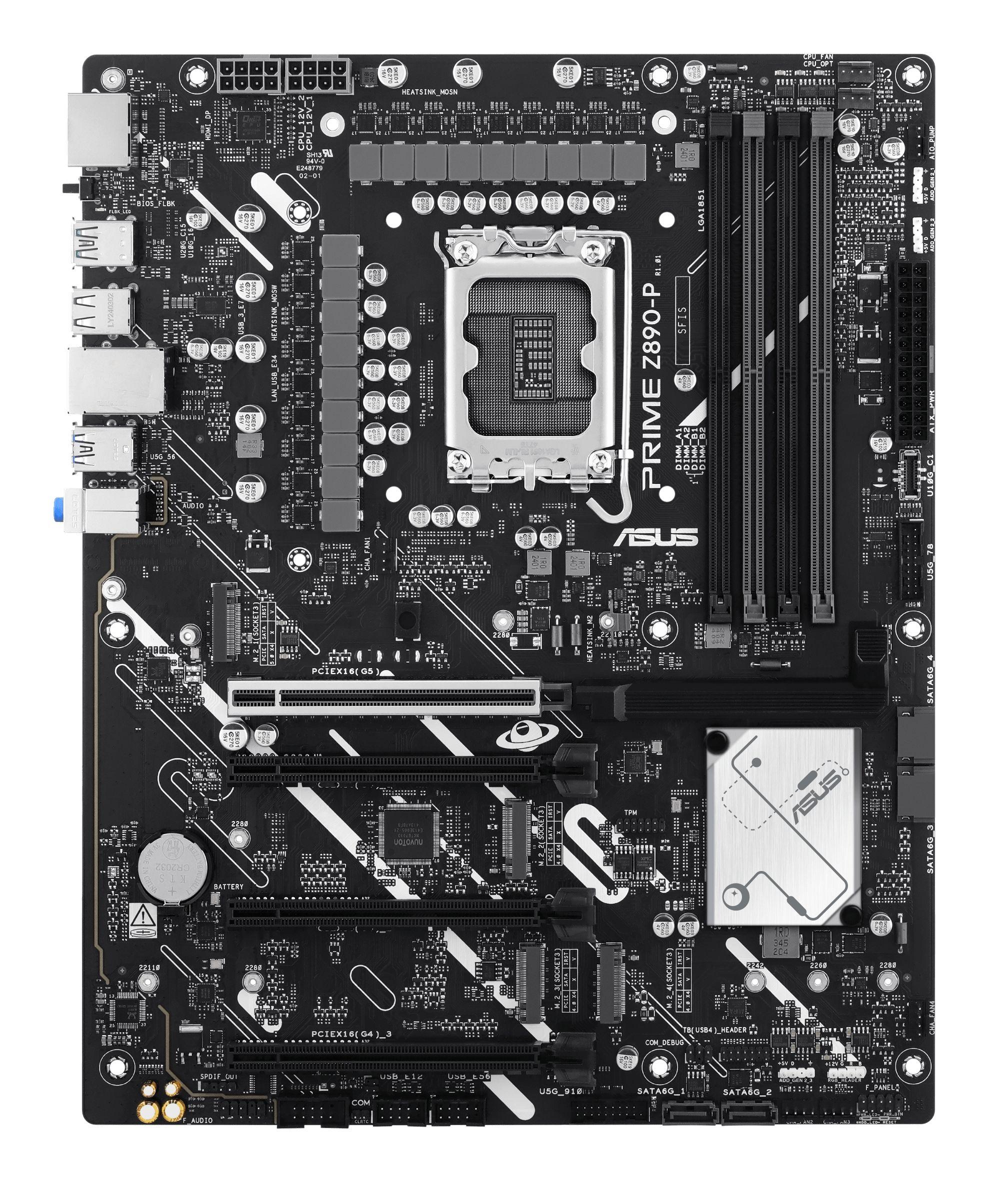 Motherboard ASUS PRIME Z890-P (LGA 1851 (Socket V1) - Intel Core Ultra - ATX - Preto), miniatura 2