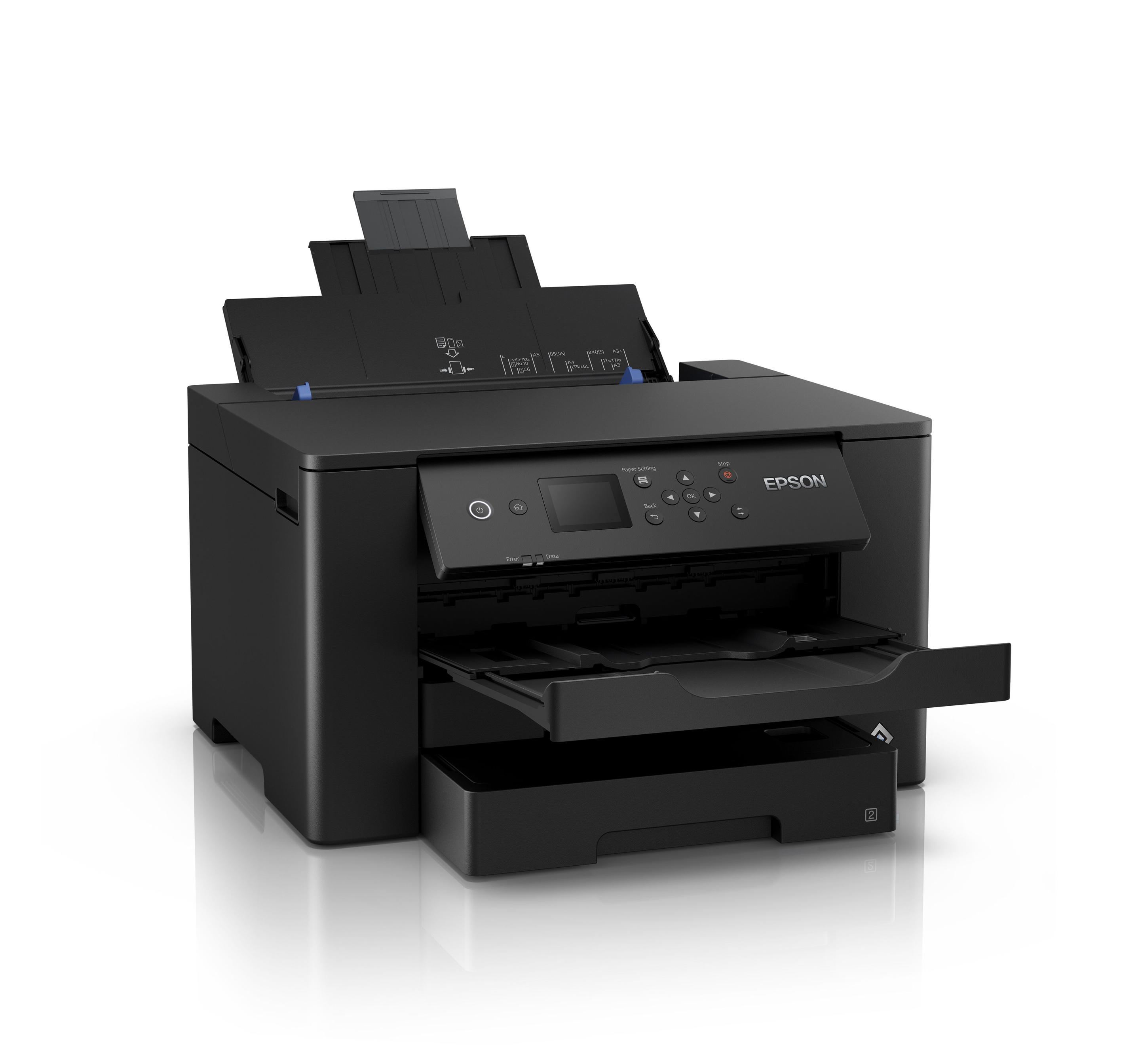 Impressora Jato de Tinta EPSON WorkForce WF-7310DTW (A3 - 250 folhas - AC - Preto) — miniatura 8