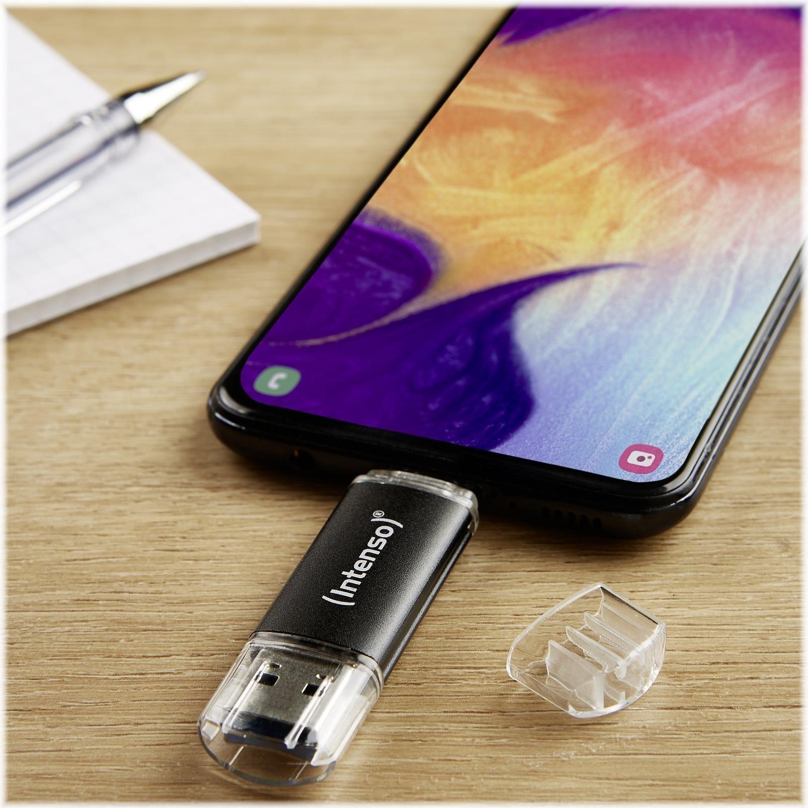 Pen USB INTENSO Twist Line 32GB (Tampa - USB Type-A / USB Type-C - USB 3.2 Gen 1 - Antracite), miniatura 2