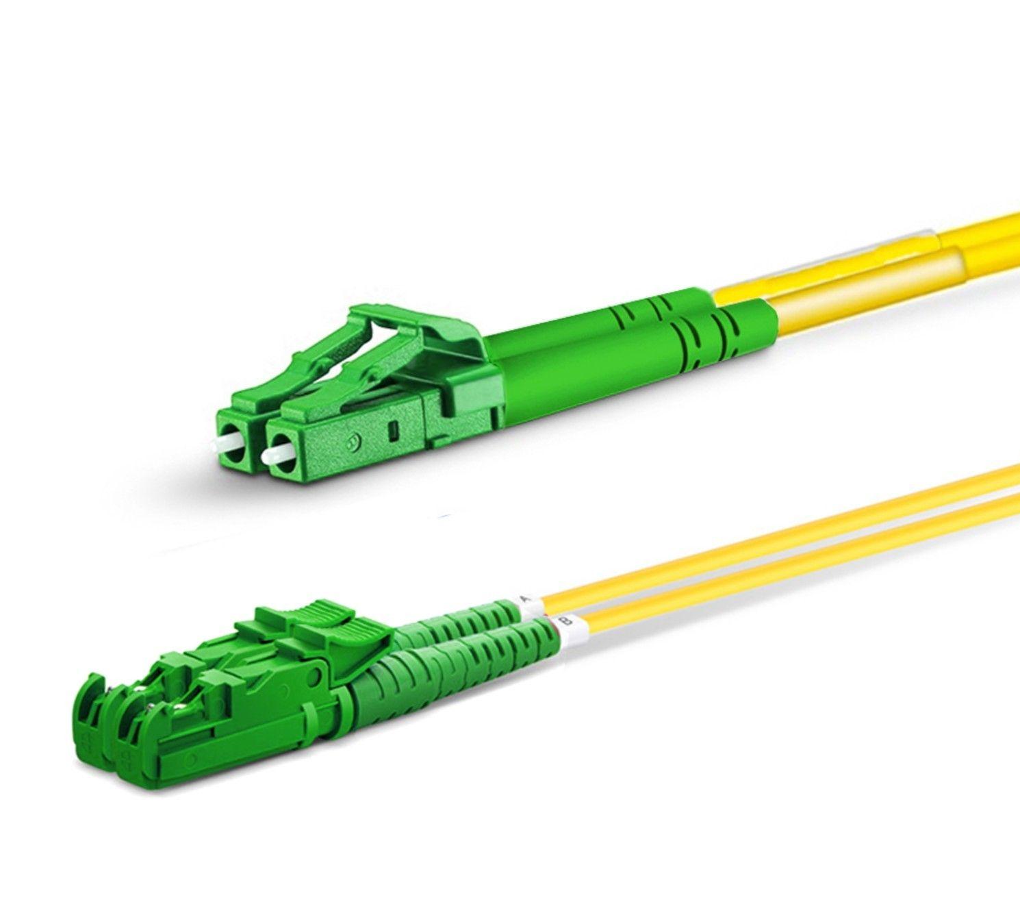 Cabo de Fibra Ótica EQUIP 255104 (OS2 Duplex 7 m E-2000/APC para LC/APC - Amarelo)