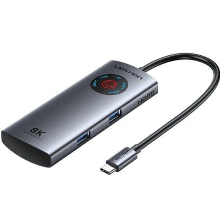 Dock USB-C VENTION TQXHB (Cinza)