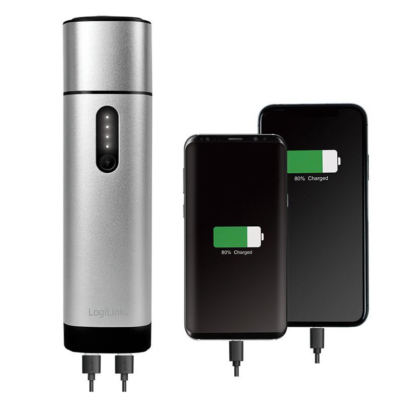 Arrancador de Bateria para Automóvel LOGILINK PA0266 (10000 mAh - USB Type-C - Metálico), miniatura 5