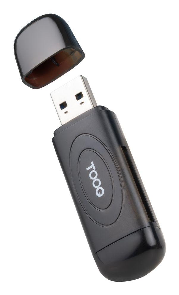 Leitor de Cartões TOOQ TQR-3002B (MicroSD - Preto)