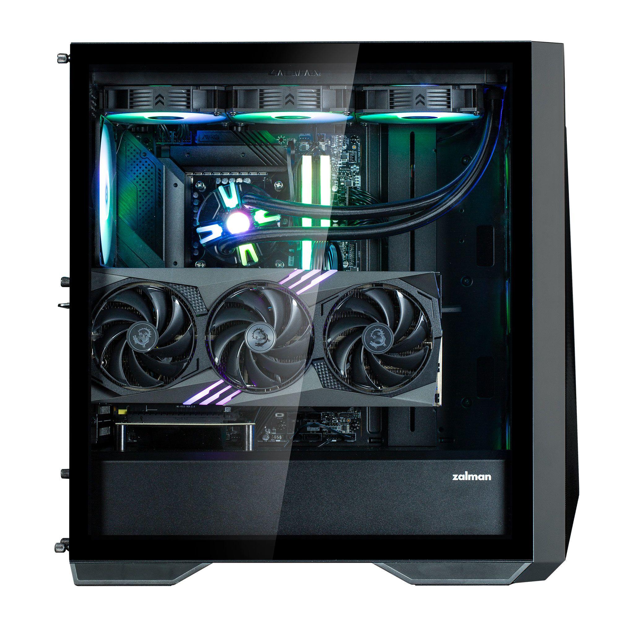 Caixa de Computador ZALMAN Z9 Iceberg MS (Midi Tower - Plástico, aço, vidro temperado - 18,5 cm - Preto) — miniatura 9