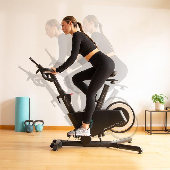 Bicicleta de Exercício CECOTEC DrumFit Indoor Professional Incline (Preto), miniatura 3