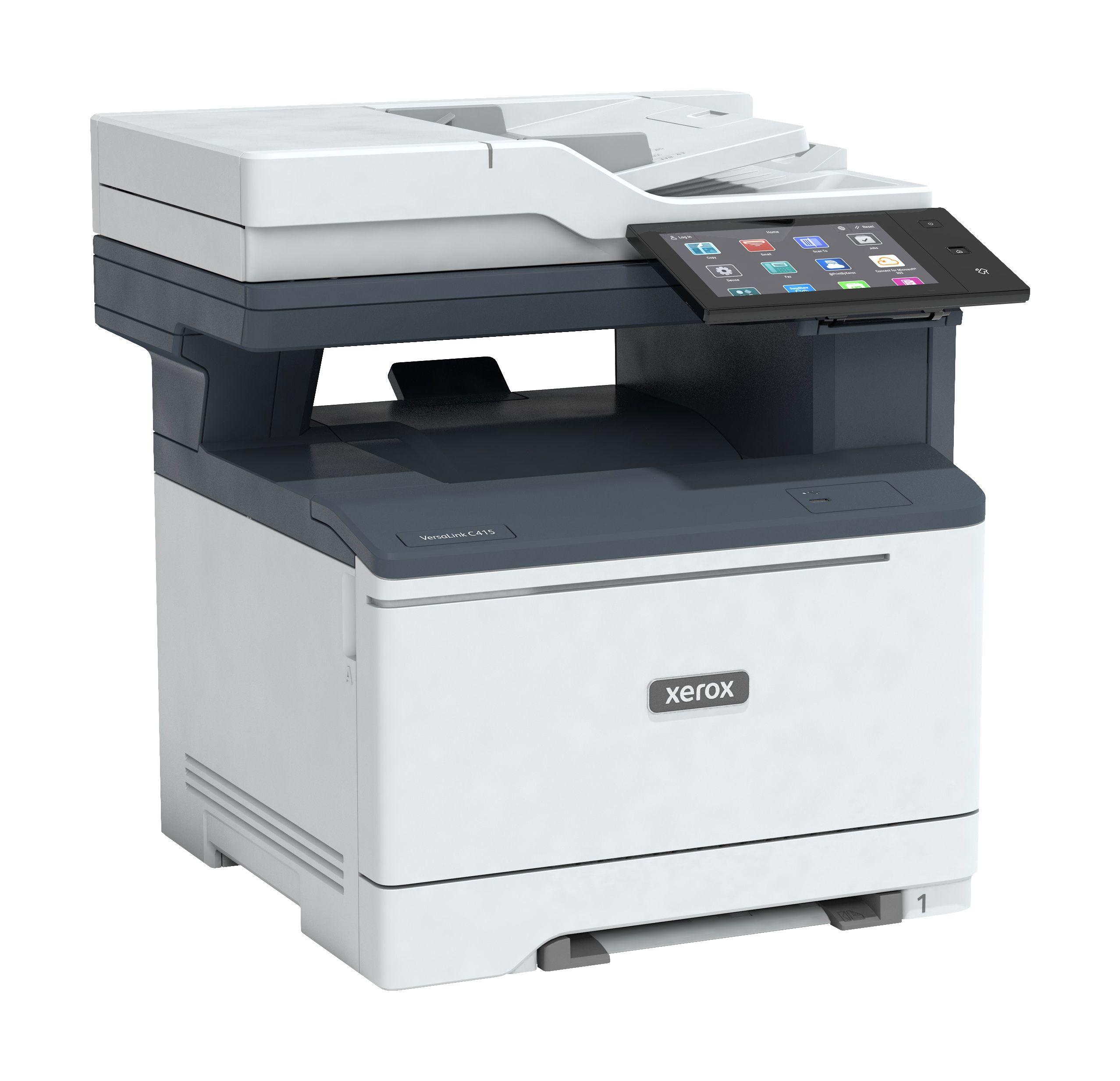 Impressora Laser Multifunções XEROX VersaLink C415V_DN (A4 - Impressão a cores - 251 folhas - Branco e Cinzento) — miniatura 3