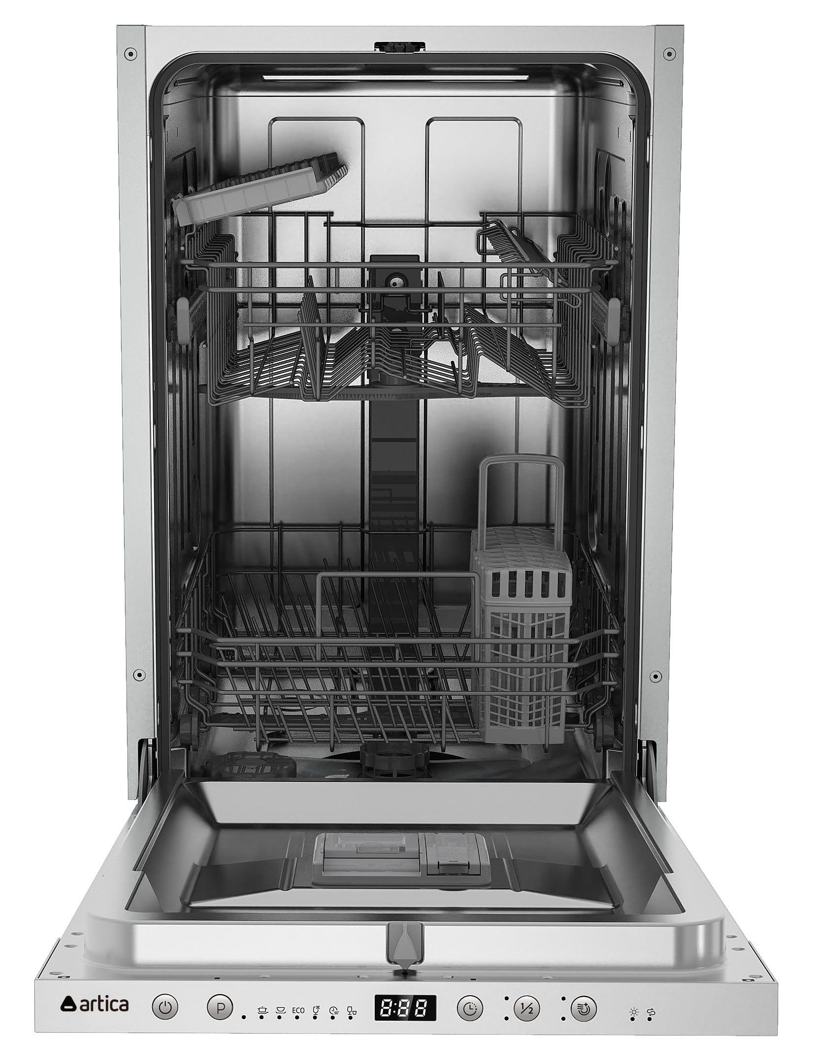 Máquina de Lavar Loiça de Encastre ARTICA ALVI64500D (10 talheres - 47 dB - 9 L por ciclo)