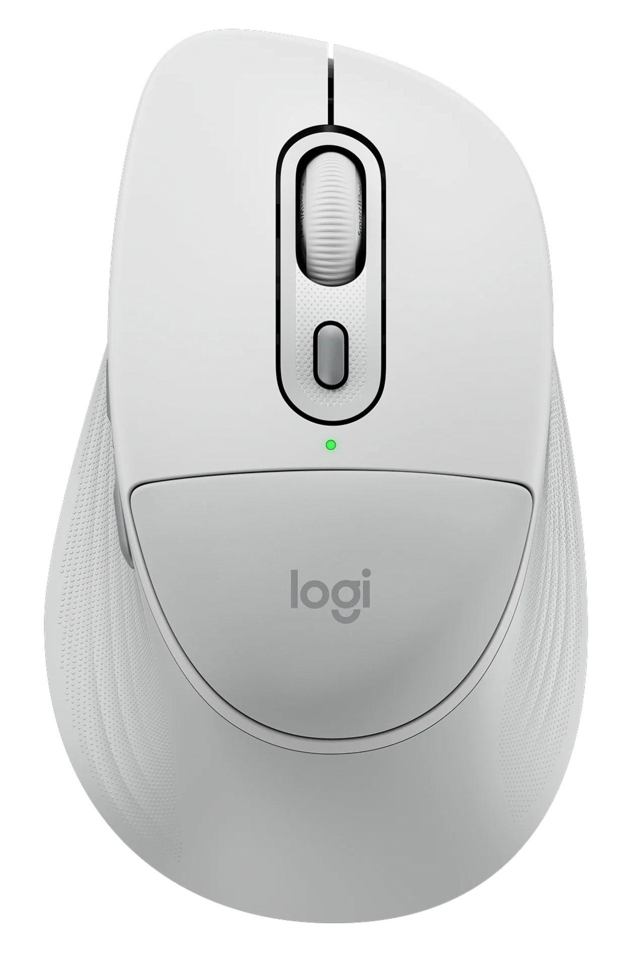 Conjunto de Teclado e Rato LOGITECH MK880 Signature Comfort Plus (Alemão - Tamanho completo - RF Wireless + Bluetooth - Branco acinzentado), miniatura 5