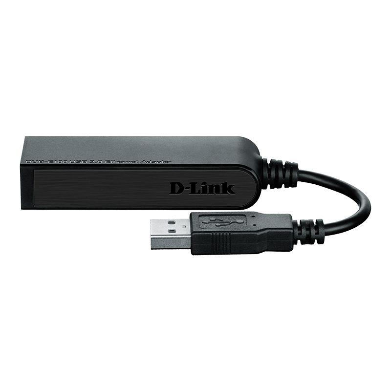 Adaptador USB para Ethernet D-LINK DUB-E100 (RJ-45 - PC - Preto) — miniatura 3