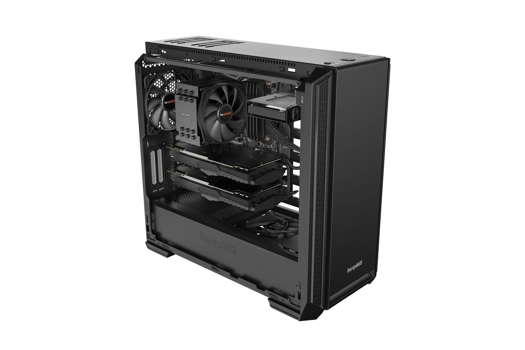 Caixa de Computador BE QUIET! Silent Base 601 (ATX, PS2 - Midi Tower - 18,5 cm - Preto) — miniatura 8