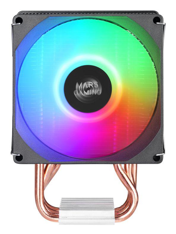Dissipador de CPU MARS GAMING MCPU-X3 (90 mm - 1 ventoinha - 2600 RPM - Preto) — miniatura 4