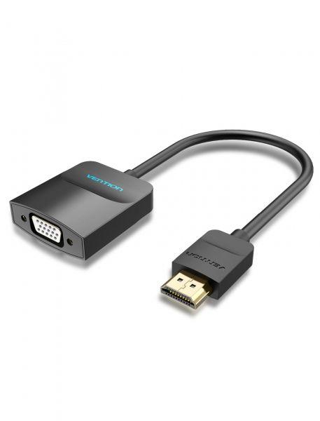 Conversor HDMI para VGA VENTION 42154 (0,15 m - 60 Hz - HDMI Type A - Preto), miniatura 2