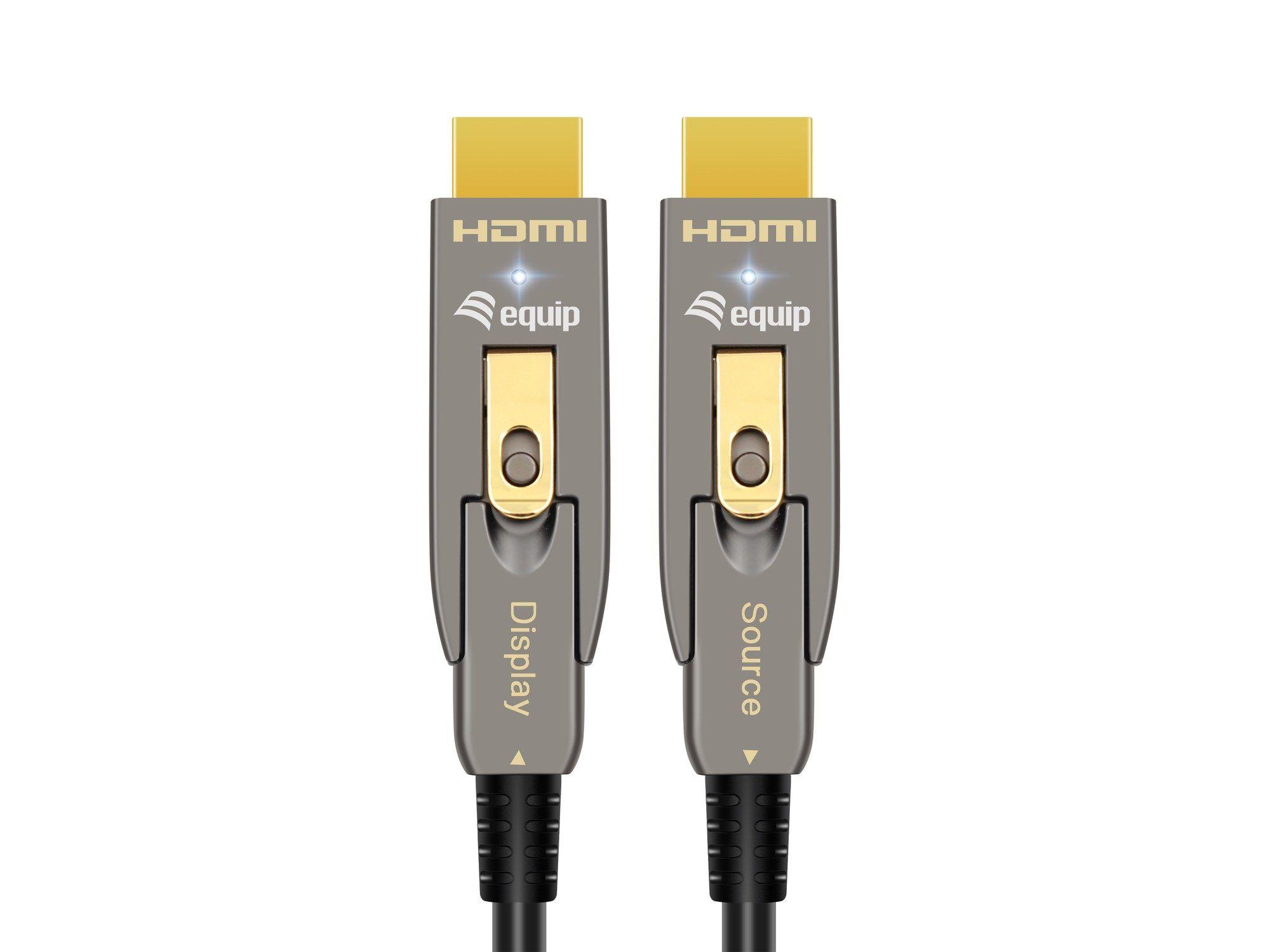 Cabo HDMI para Micro HDMI EQUIP 119411 (10 m - HDMI Type-A/HDMI Type-D - Preto)