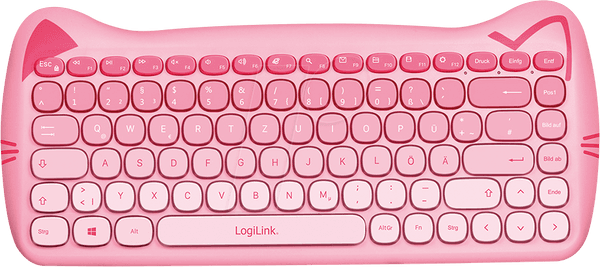 Conjunto de Teclado e Rato LOGILINK ID0220 (DE - Sem fios 2,4 GHz - Rosa) — miniatura 2