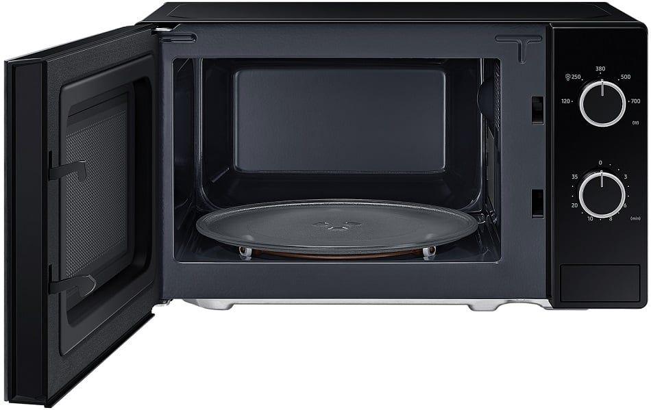 Micro-ondas Independente SAMSUNG MS20A3010AL/EC (700 W - 20 l - Rotativo - Preto) — miniatura 3