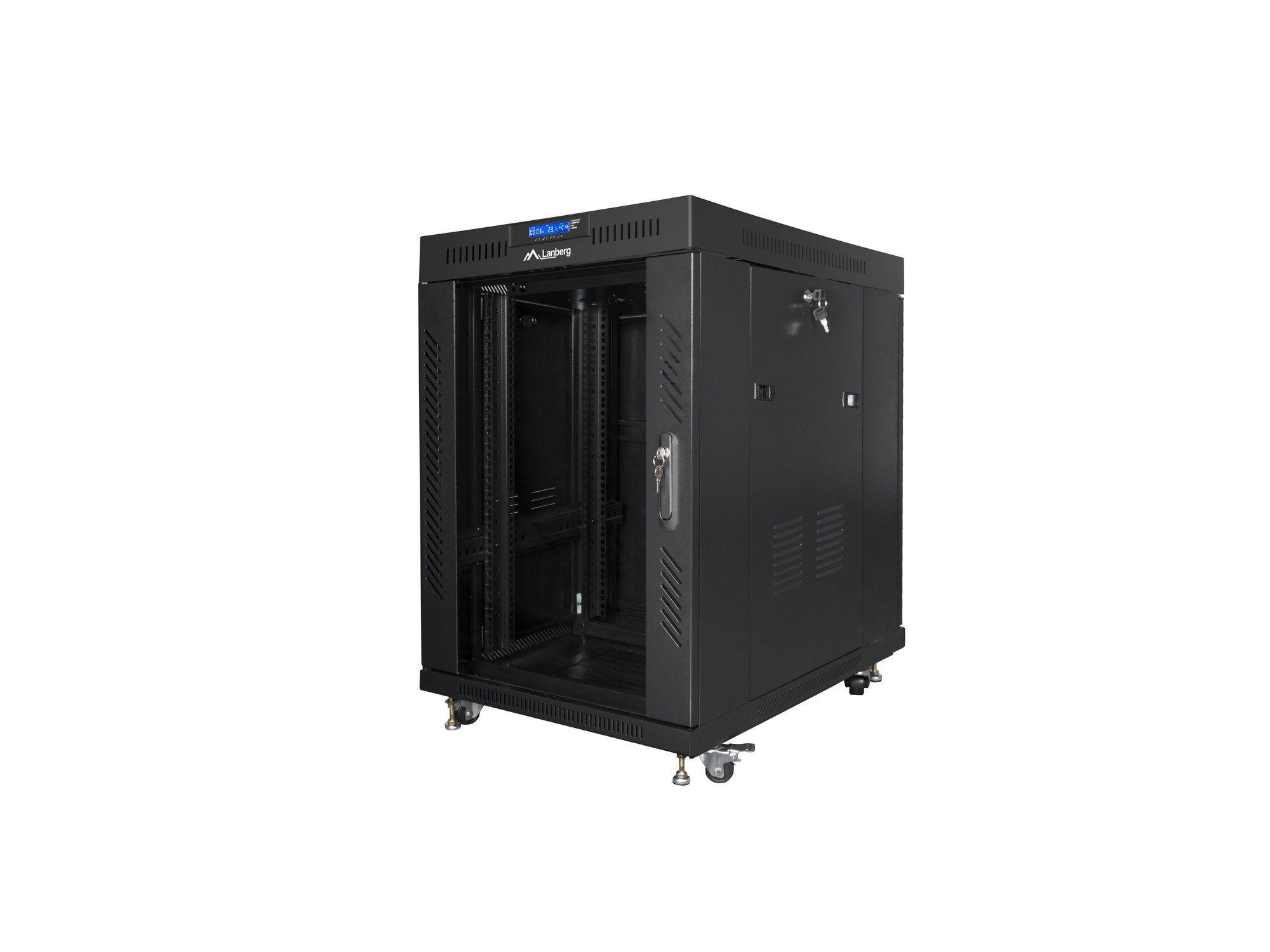 Armário Rack de Servidor Independente LANBERG FF01-8015-12BL (Preto)