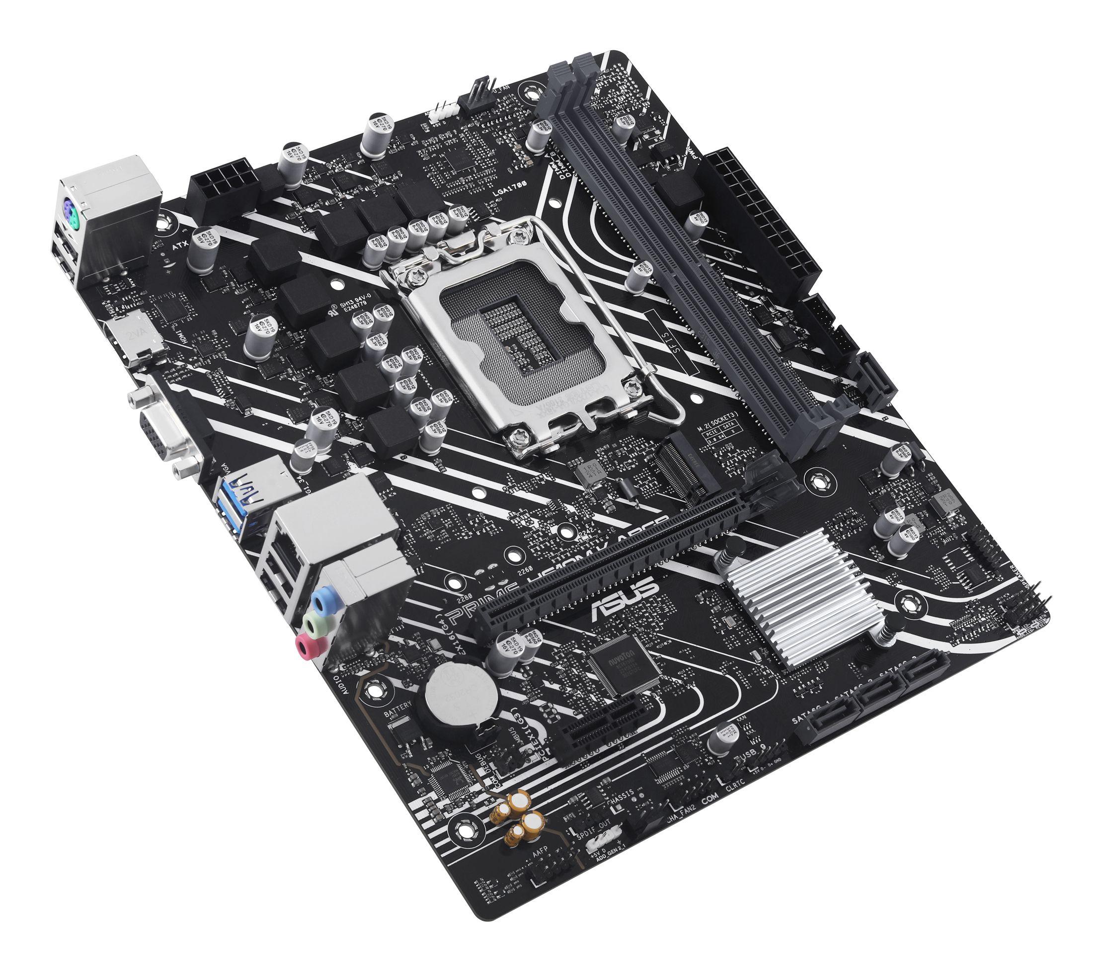 Motherboard ASUS PRIME H610M-K ARGB (LGA 1700 - micro ATX - Duplo canal) — miniatura 4