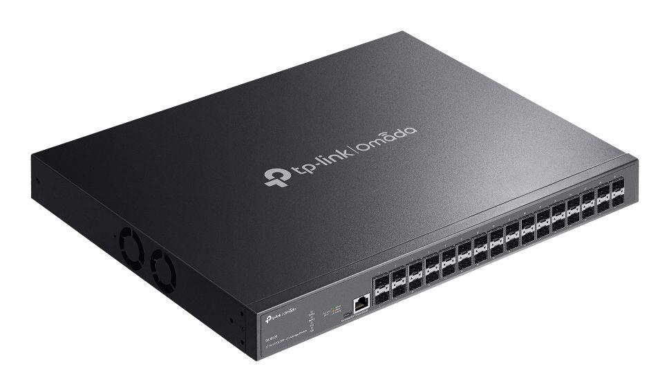 Switch Gerido TP-LINK OMADA SX3032F (24 MB - 640 Gbit/s - L2+ - Preto) — miniatura 3