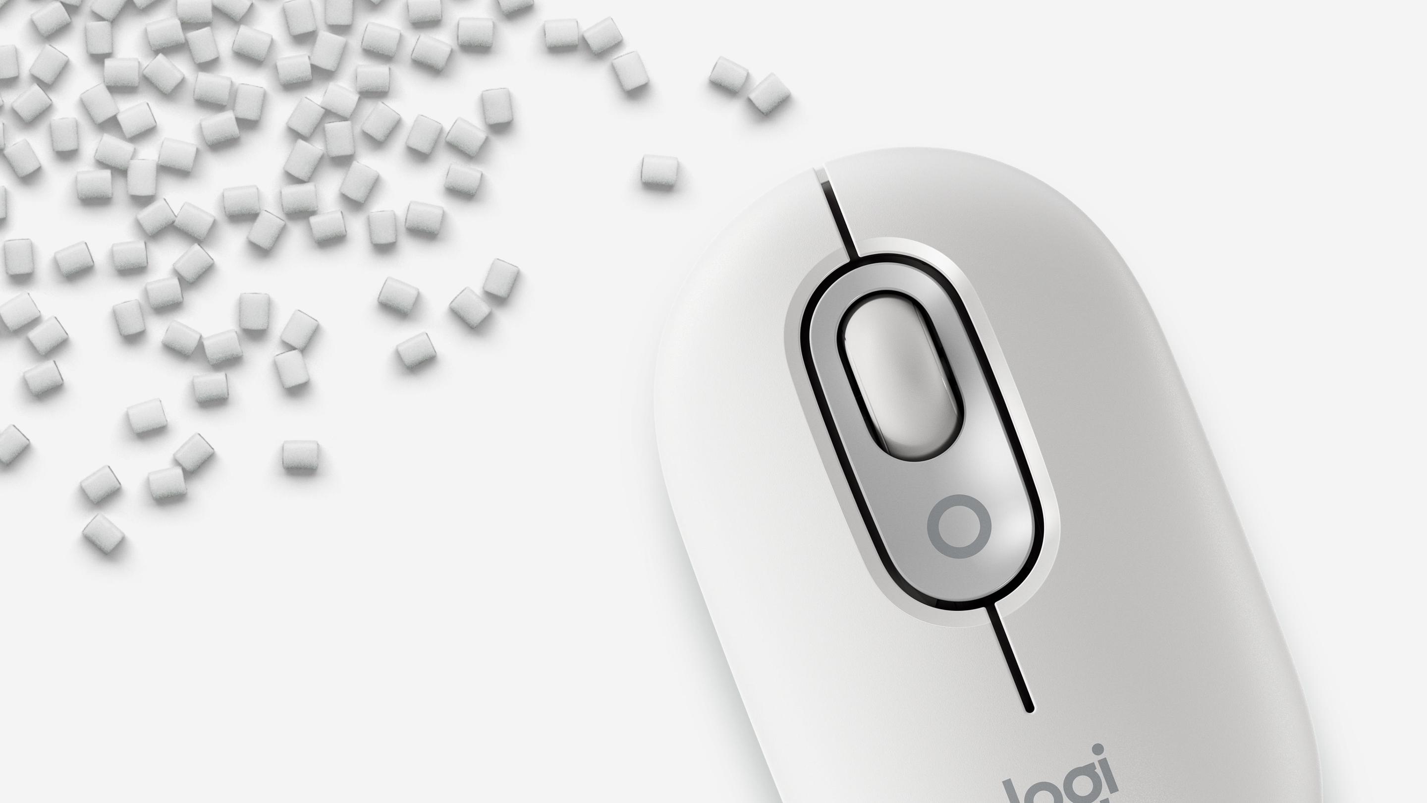 Rato LOGITECH POP Mouse (Ambidestro - 4000 DPI - Ótico - Branco) — miniatura 6