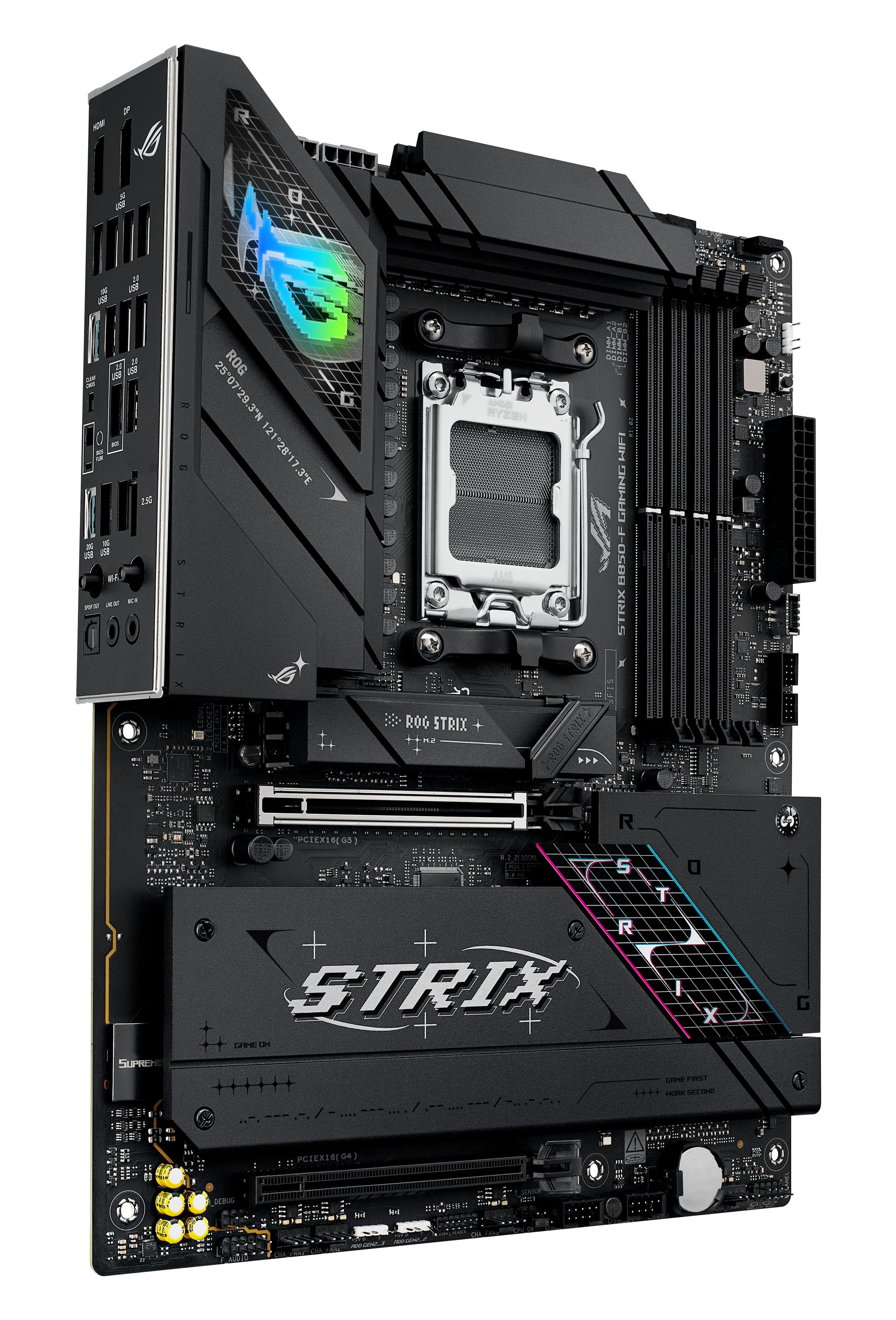 Motherboard ASUS ROG Strix B850-F Gaming WiFi (AM5 - ATX - Duplo canal - Preto), miniatura 3