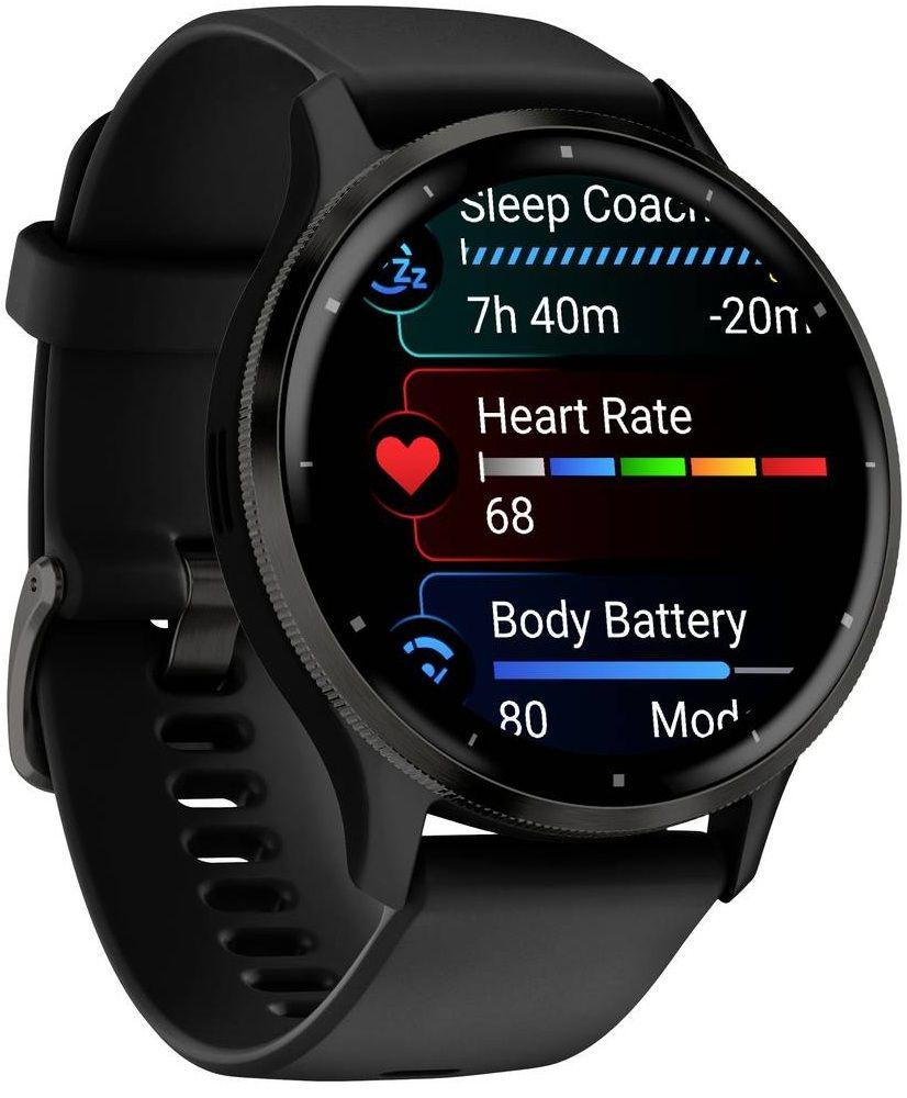 Smartwatch GARMIN Venu 3 (Redonda - Android, iOS - AMOLED - Preto) — miniatura 2