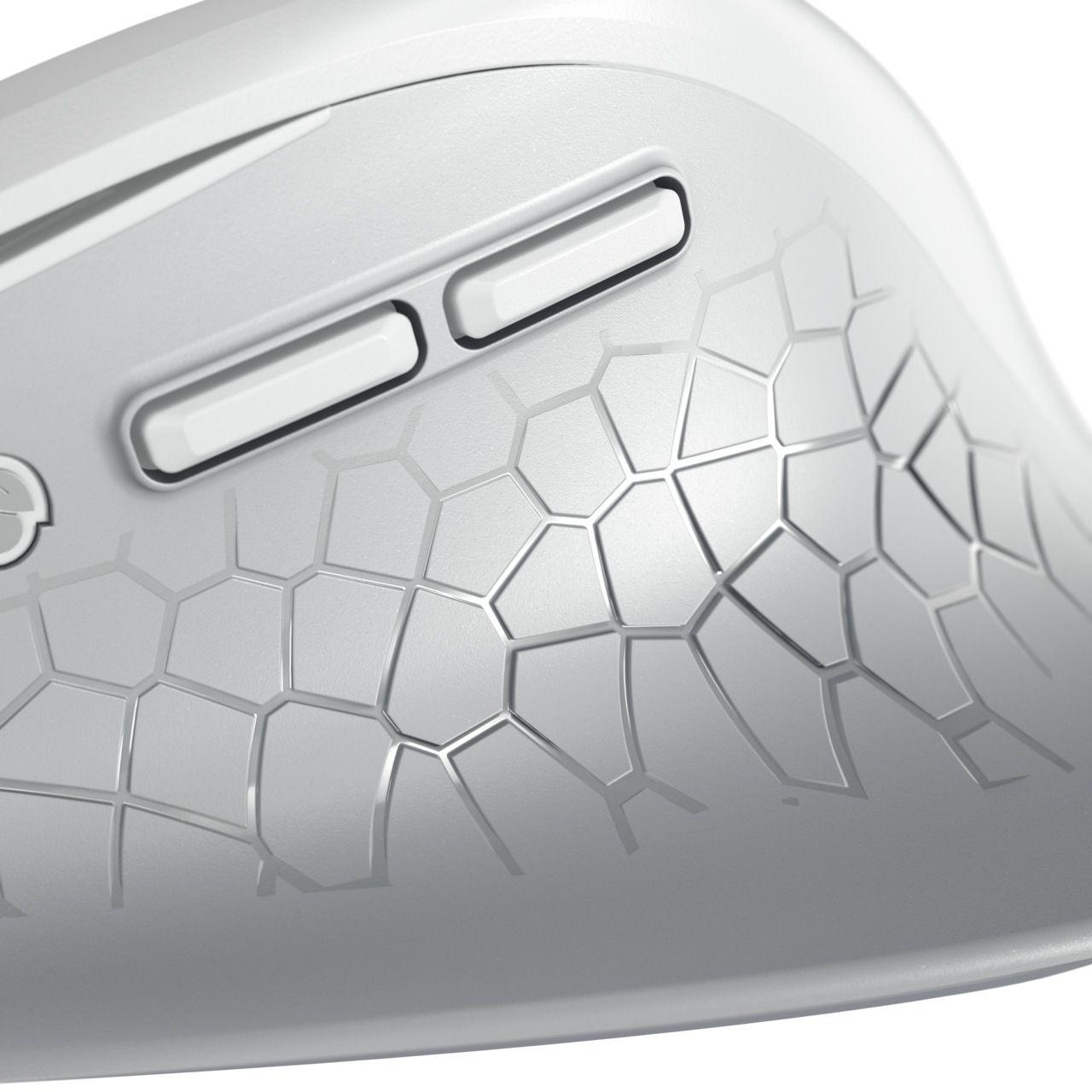 Rato CHERRY STREAM MOUSE COMFORT JW-8550-0 (Mão direita - 4000 DPI - Ótica - Branco e Cinzento) — miniatura 7