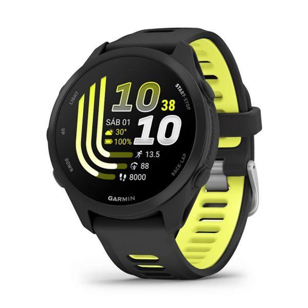 Relógio Desportivo GARMIN Forerunner 170 Music (GPS - AMOLED 1,2" - 4 GB - Preto/Amarelo)