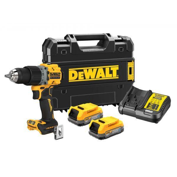 Berbequim Aparafusador com Percussão DEWALT DCD805E2T-QW (850 W - 18 V - Bateria - Amarelo/Preto)