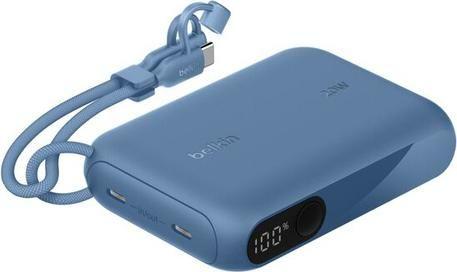 Bateria Externa BELKIN BPB027HQBL (10000 mAh - USB-C - Azul)