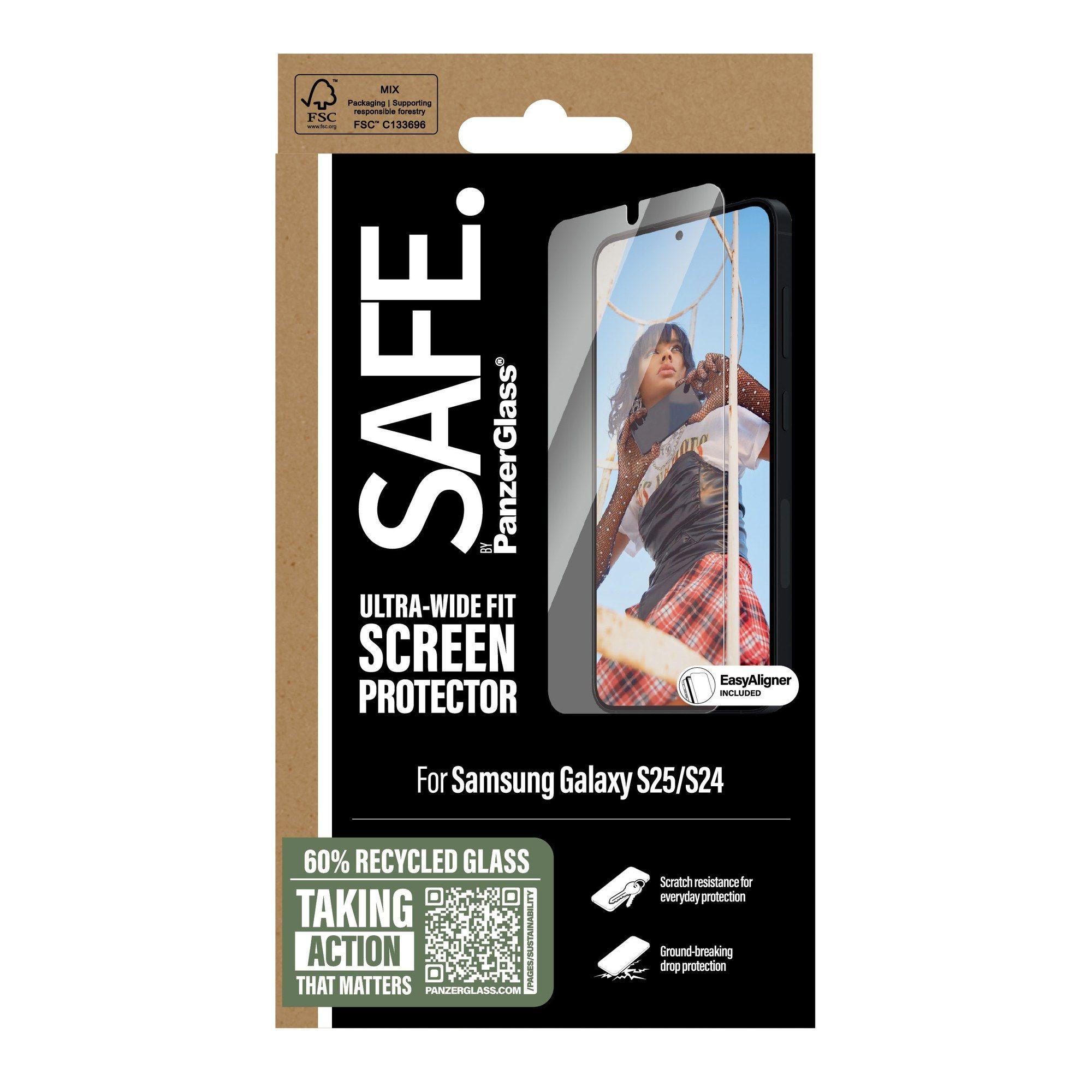 Película de Vidro Temperado PANZERGLASS SAFE. Ultra-Wide Fit (6,2" - Transparente) — miniatura 3