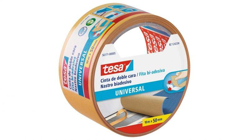 Fita Adesiva Dupla Face para Alcatifas TESA Universal (Branco)